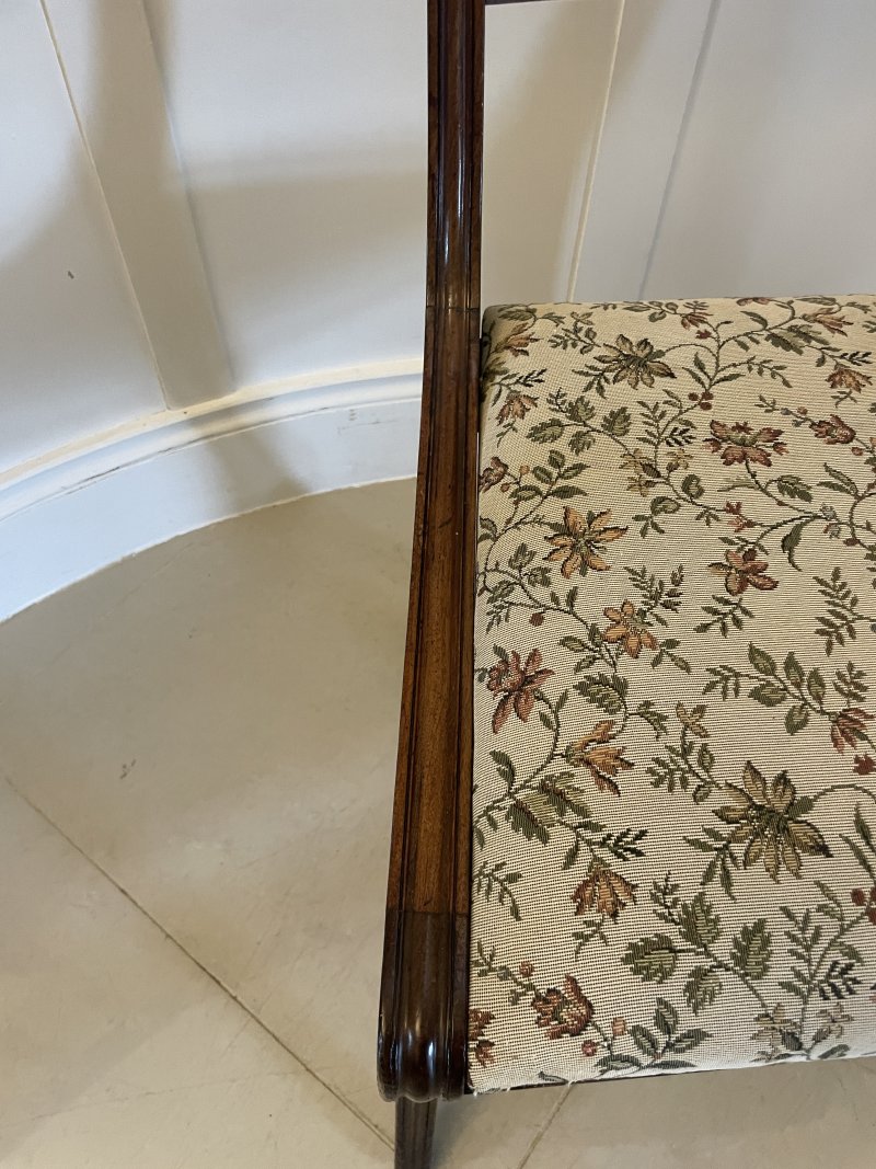 Set of 6 Antique Regency Quality Mahogany Dining Chairs - Image 17